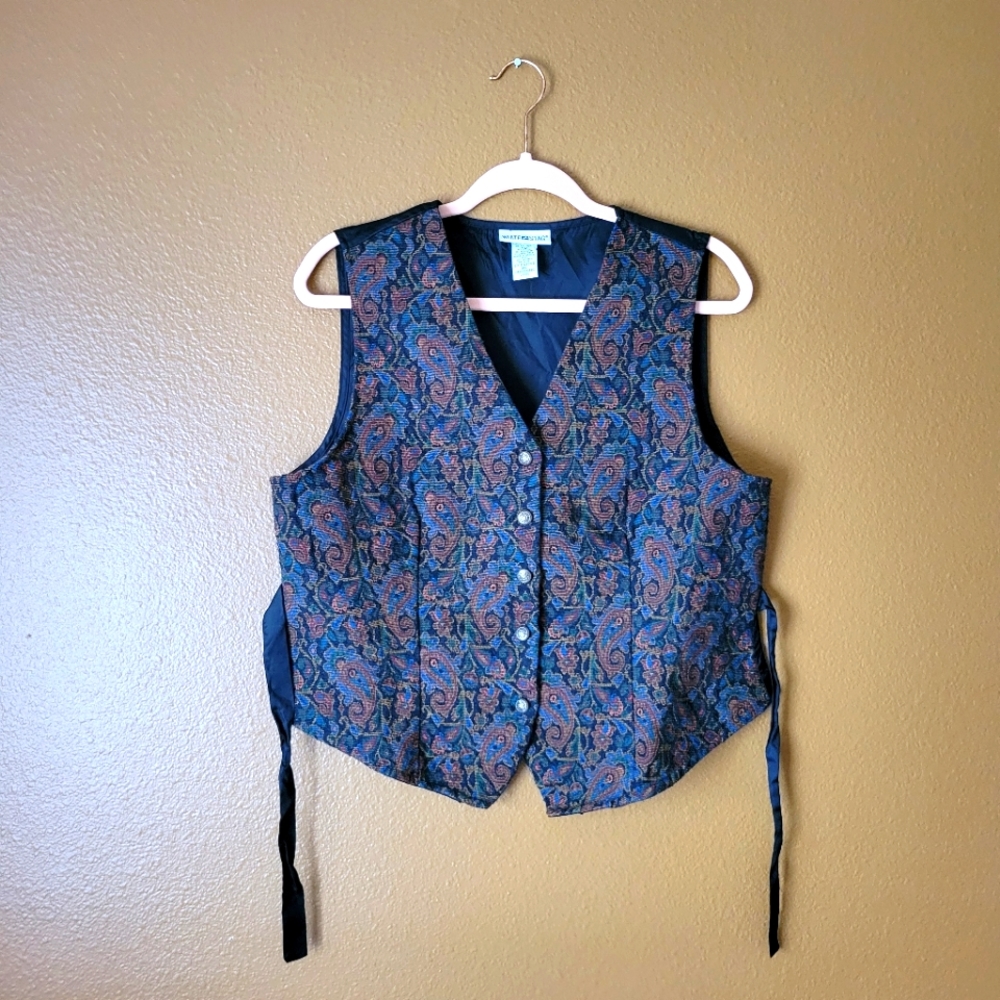 Vintage Paisley Vest
